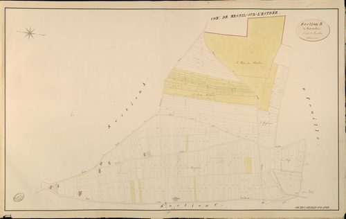 Saint-Germain-sur-Avre. Section B _ du Puits Mathieu _ 1re de 2 Feuilles
