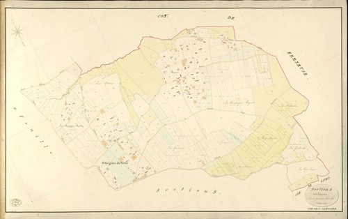 Saint-Grégoire-du-Vièvre. Section A _ de la hupinière _ 3e et dernière Feuille