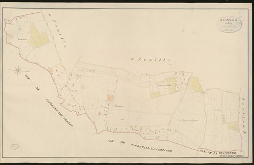 Saint-Jean-du-Thenney. Section A _ du Perrey _ 1re de 3 Feuilles