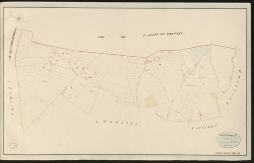 Saint-Jean-du-Thenney. Section A _ de L'épinay _ 3e et dernière Feuille