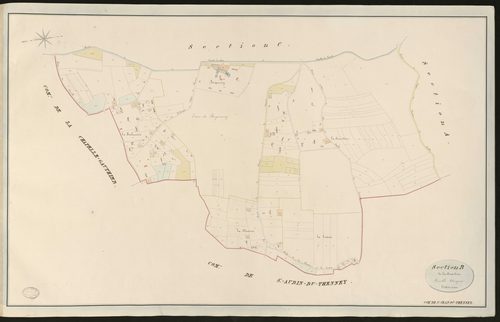 Saint-Jean-du-Thenney. Section B _ de la Couardière _ Feuille