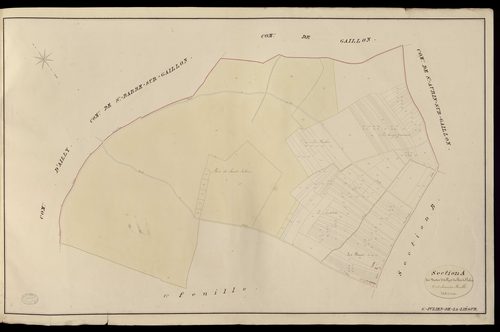 Saint-Julien-de-la-Liègue. Section A _ des Ventes d'Ailly et Bois de St.-Julien _ 2e et dernière Feuille
