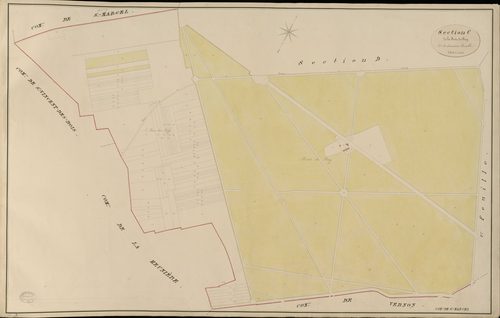 Saint-Marcel. Section C _ de la Forêt de Bizy _ 2e et dernière Feuille