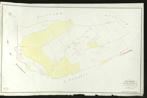 Saint-Mards-de-Blacarville. Section C _ de Saint Mards et de la Vallée derisle _ 1re de 2 Feuilles