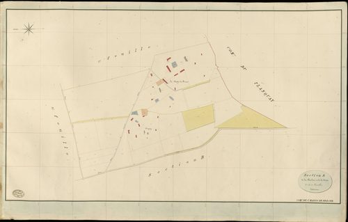 Saint-Mards-de-Fresne. Section A _ de la Chaslière et de la Motte _ 2e de 3 Feuilles