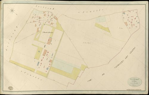 Saint-Mards-de-Fresne. Section C _ de l'Eglise et du Long _ 2e de 3 Feuilles