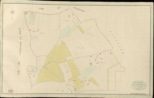 Saint-Mards-de-Fresne. Section D _ de Frauval et de la Thiboutière _ 1re de 2 Feuilles