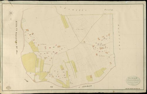 Saint-Mards-de-Fresne. Section D _ de Frauval et de la Thiboutière _ 2e et dernière Feuille