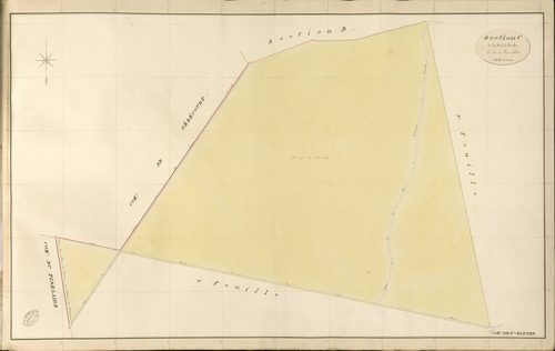 Sainte-Marthe. Section C _ de Forêt de Conches _ 3e de 8 Feuilles