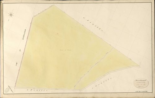 Sainte-Marthe. Section C _ de Forêt de Conches _ 4e de 8 Feuilles