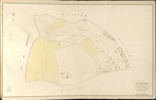 Sainte-Marthe. Section D _ de Pommereuil _ 1re de 2 Feuilles