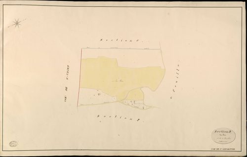 Sainte-Opportune-la-Mare. Section D _ des Bois _ 1re de 2 Feuilles