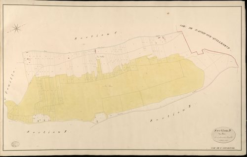 Sainte-Opportune-la-Mare. Section D _ des Bois _ 2e et dernière Feuille