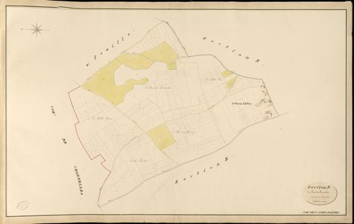 Saint-Ouen-d'Attez. Section D _ du Bois des Perruches _ 1re de 2 Feuilles