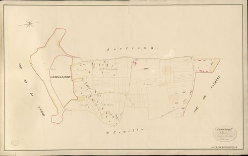 Saint-Ouen-de-Thouberville. Section C _ de l'Enclave _ 1re de 2 Feuilles