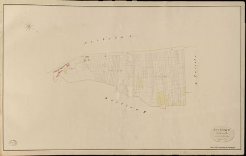 Saint-Pierre-d'Autils. Section G _ de Mestreville _ 1re de 2 Feuilles