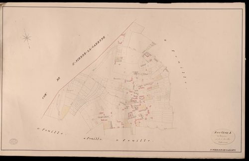 Saint-Pierre-de-Bailleul. Section A _ de Dormoun _ 1re de 5 Feuilles
