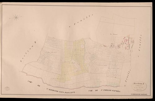 Saint-Pierre-de-Bailleul. Section A _ de Dormoun _ 3e de 5 Feuilles