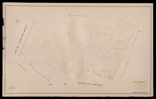 Saint-Pierre-de-Bailleul. Section D _ de la Plaine _ 2e de 3 Feuilles