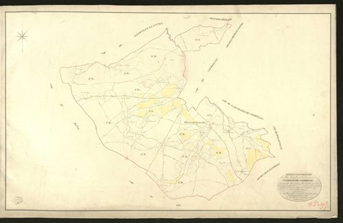 Saint-Pierre-de-Cormeilles. Tableau d'assemblage du Plan Parcellaire de la Commune de Saint-Pierre-de-Cormeilles _ Canton de Cormeilles - Pont-Audemer - Eure _ Terminé sur le terrain le 1826, sous l'administration de M. Le Vicomte Raymond D