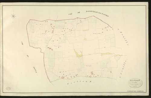 Saint-Pierre-de-Cormeilles. Section B _ de la Côte _ 3e de 4 Feuilles