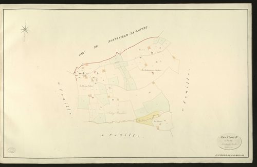 Saint-Pierre-de-Cormeilles. Section B _ de la Côte _ 4e et dernière Feuille