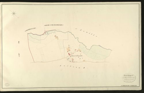 Saint-Pierre-de-Cormeilles. Section C _ de l'Eglise et des Fontaines _ 2e et dernière Feuille