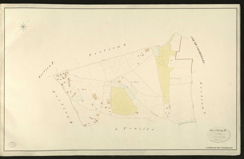 Saint-Pierre-de-Cormeilles. Section D _ du Canton _ 1re de 2 Feuilles
