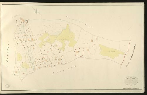 Saint-Pierre-de-Cormeilles. Section D _ du Canton _ 2e et dernière Feuille