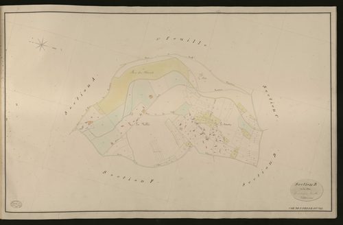 Saint-Pierre-du-Val. Section B _ de la Côte _ 2e et dernière Feuille