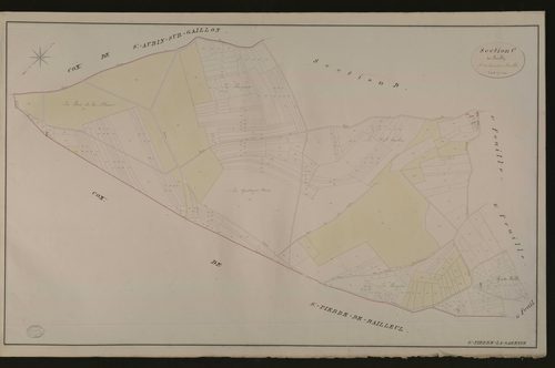 Saint-Pierre-la-Garenne. Section C _ de Bailly _ 4e et dernière Feuille