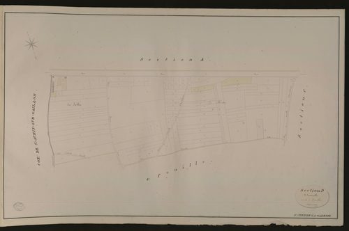 Saint-Pierre-la-Garenne. Section D _ d'Emainville _ 1re de 3 Feuilles