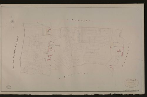 Saint-Pierre-la-Garenne. Section D _ d'Emainville _ 2e de 3 Feuilles