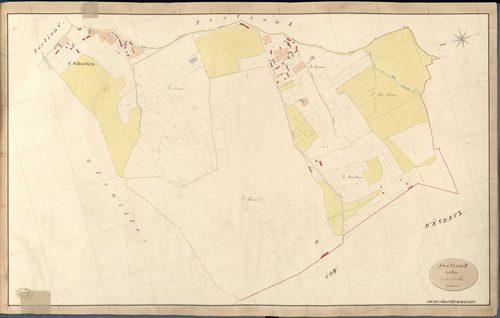 Saint-Sébastien-de-Morsent. Section B _ des Bois _ 1re de 2 Feuilles