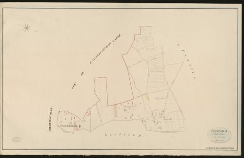 Saint-Victor-de-Chrétienville. Section A _ de la Frovillière _ 1re de 2 Feuilles