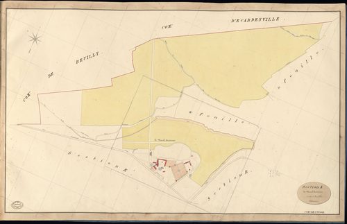 Saint-Vigor. Section A _ du Mesnil Anseaume _ 1re de 3 Feuilles
