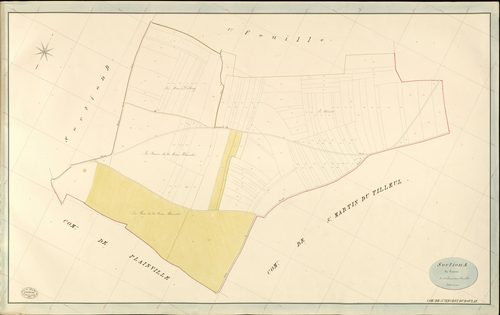 Saint-Vincent-du-Boulay. Section A _ de Cravas _ 2e et dernière Feuille