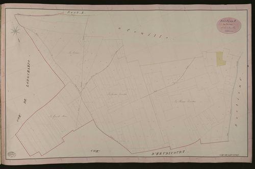 Sancourt. Section D _ des Incrottes _ 1re de 2 Feuilles