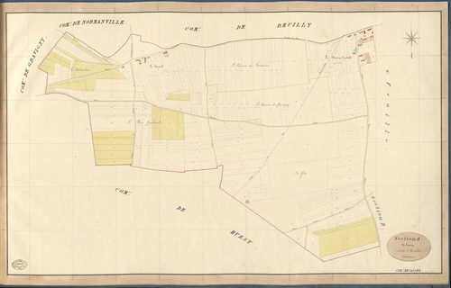 Sassey. Section A _ de Sassey _ 1re de 2 Feuilles