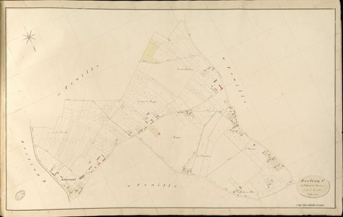 Sébécourt. Section C _ de l'Eglise et du Courant _ 3e de 6 Feuilles