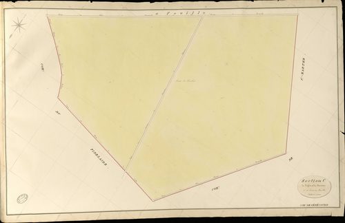 Sébécourt. Section C _ de l'Eglise et du Courant _ 6e et dernière Feuille