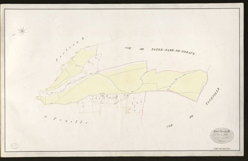 Selles. Section B _ des Bois de Selles _ 1re de 2 Feuilles