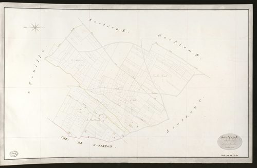 Selles. Section D _ de la Prevosté _ 1re de 2 Feuilles