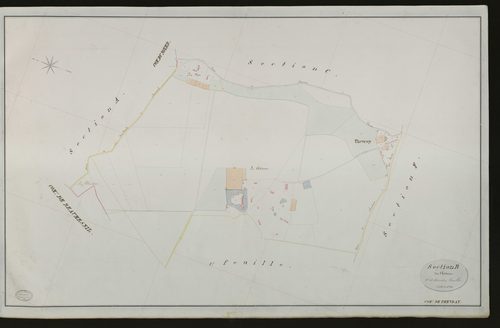 Thevray. Section B _ du Château _ 2e et dernière Feuille