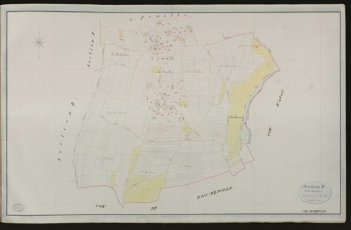 Thevray. Section D _ de la bounelière _ 2e et dernière Feuille