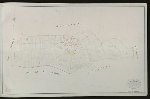 Thevray. Section G _ de la Mare perron et du Clos maillot _ 1re de 2 Feuilles