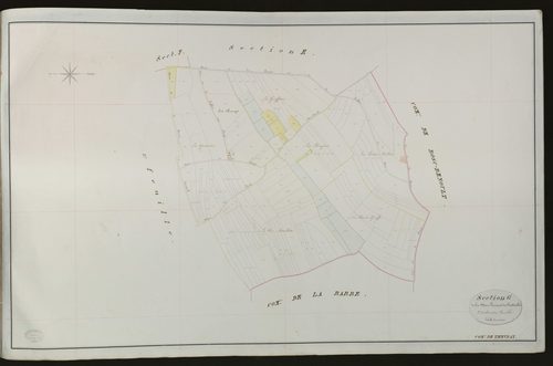 Thevray. Section G _ de la Mare perron et du Clos maillot _ 2e et dernière Feuille