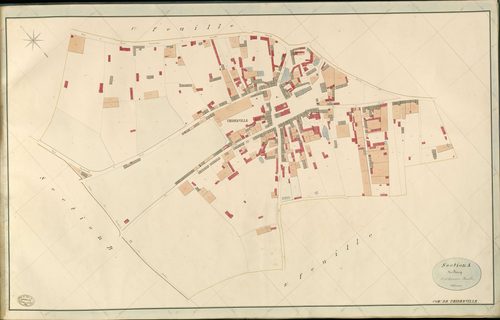 Thiberville. Section A _ du Bourg _ 3e et dernière Feuille
