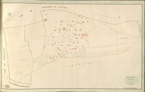 Thiberville. Section C _ de la Bulletière _ 2e de 3 Feuilles