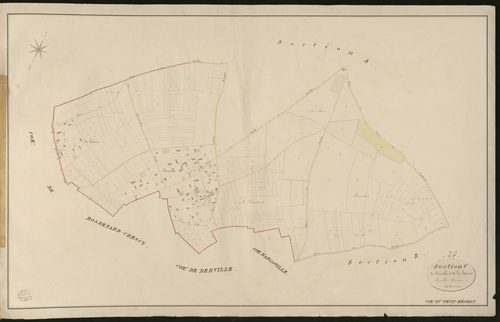 Thuit-Hébert. Section C _ de Bouville et de la Hairie _ Feuille Unique